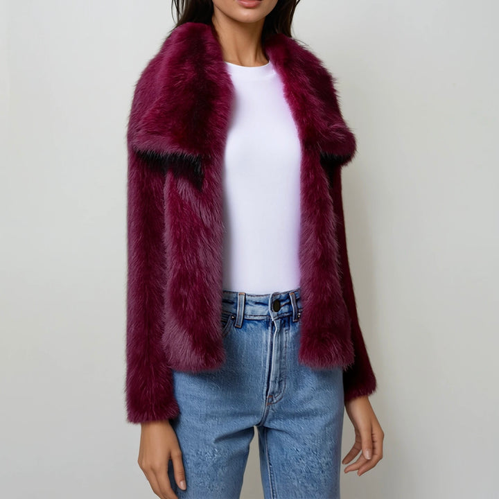 Bordeaux Belle Plush Coat