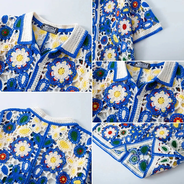 Bloom Crochet Shirt