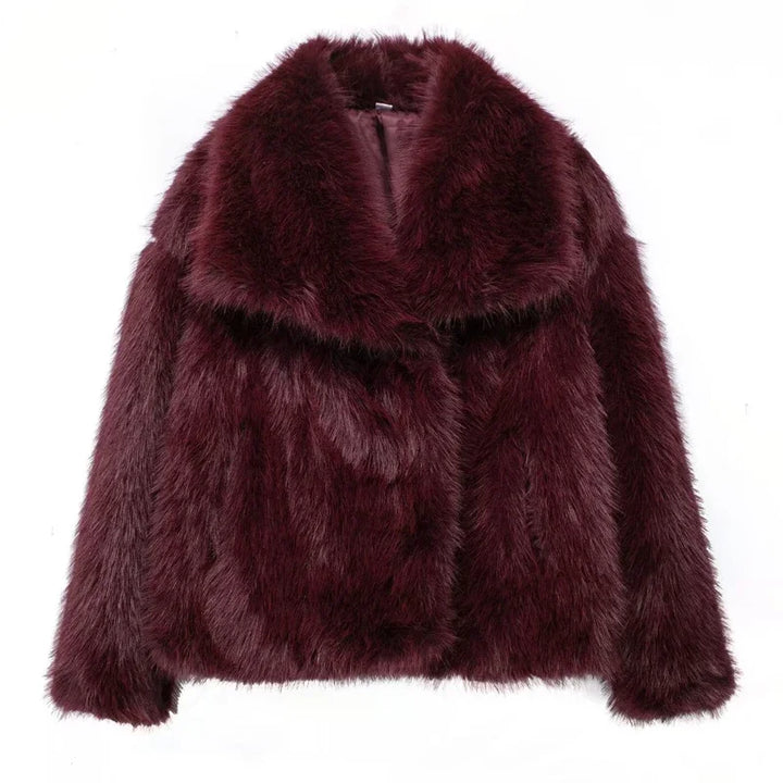 Bordeaux Belle Plush Coat